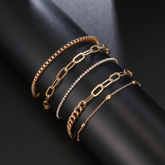 5-teiliges Armband-Schmuckset