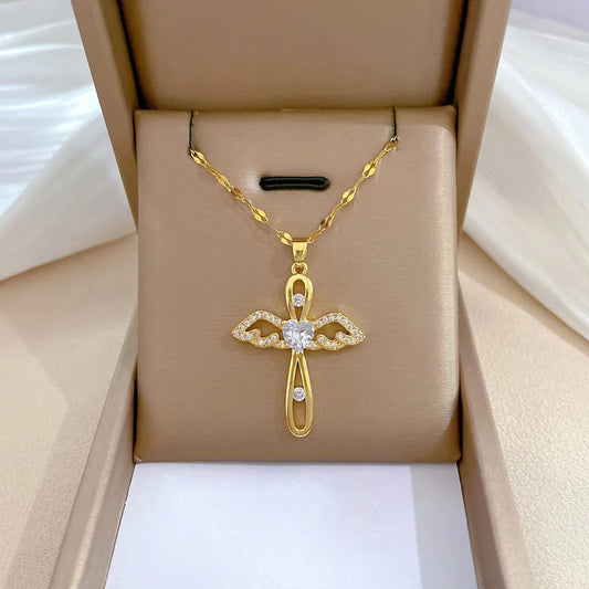 Kreuz-Anhänger in Gold