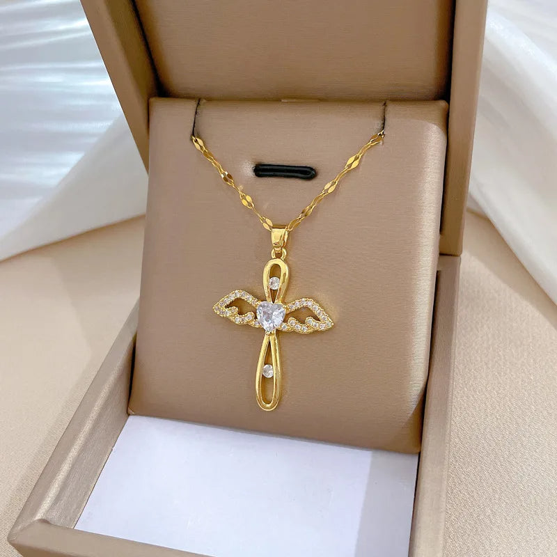 Kreuz-Anhänger in Gold