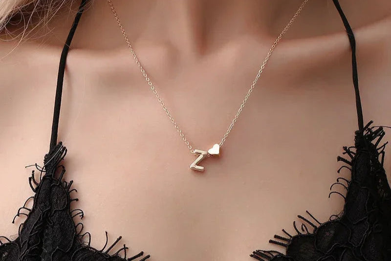 Herzchen-Initialenkette "Z"