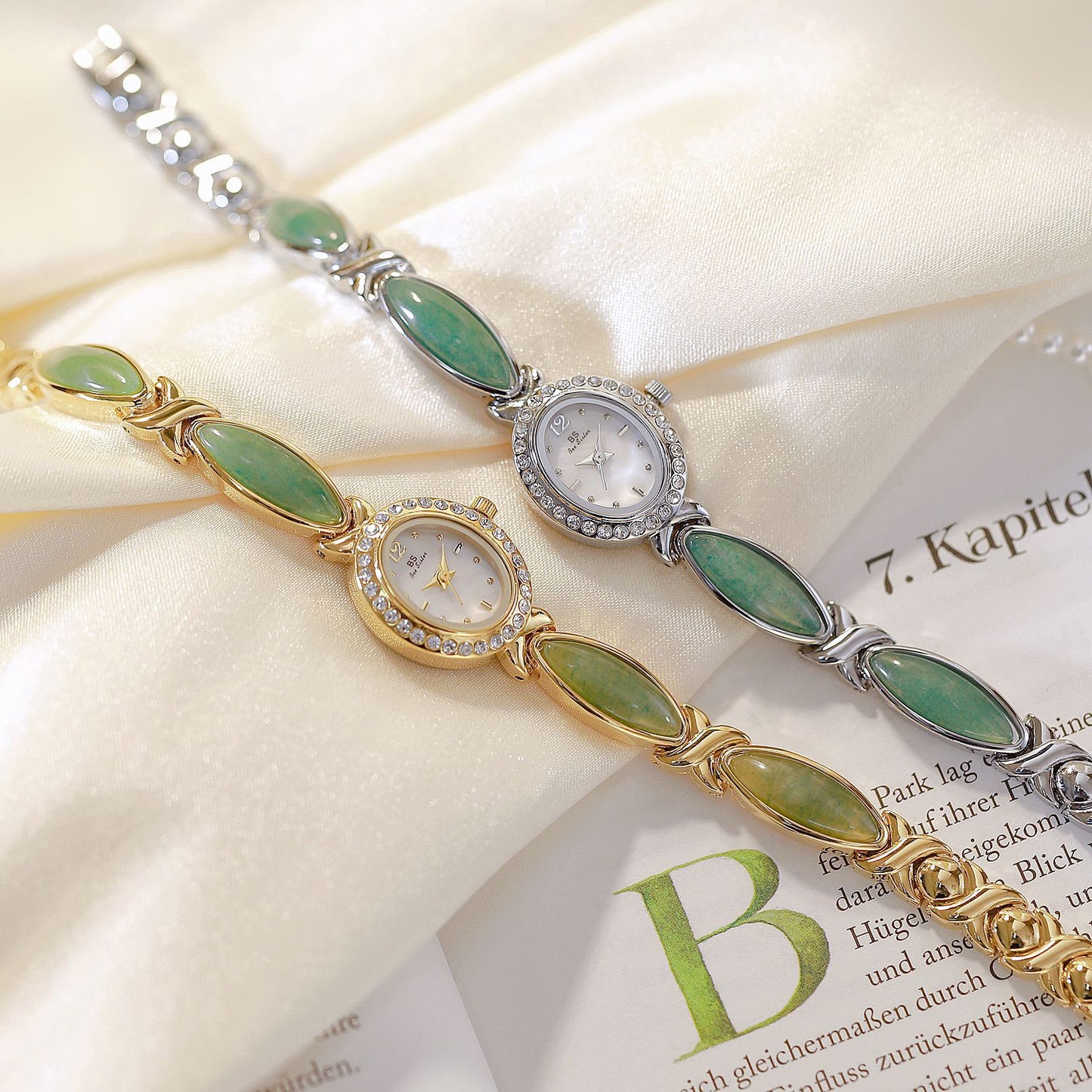 Armbanduhren: Dongling-Stein trifft Hetian-Jade